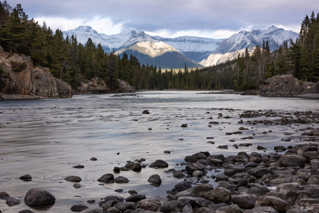 Bow River in Banff Canada