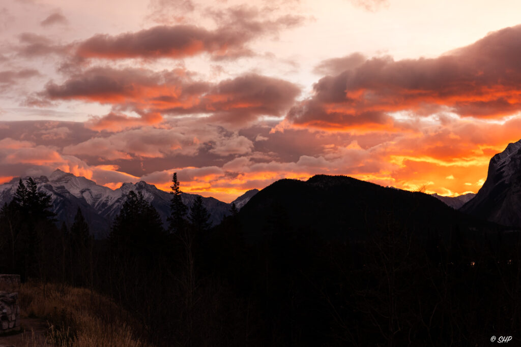 Sunrise Vermilion Lakes Banff NP Canada